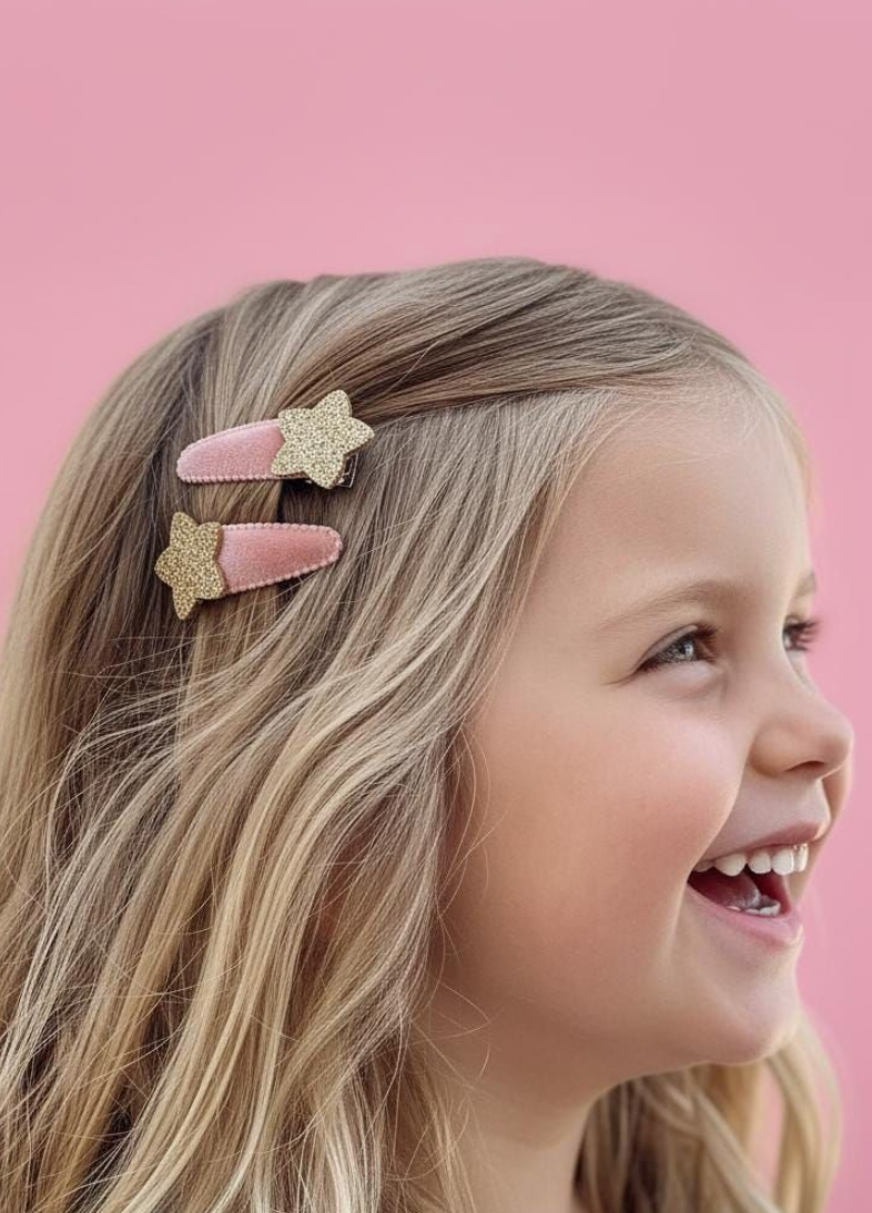Periwinkle & Butterfly Hairclips