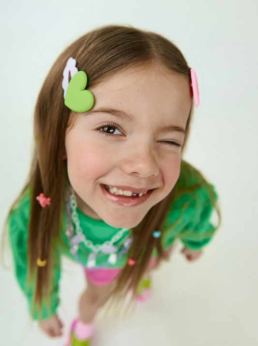 Yellow Hibiscus & Marigold Hairclips