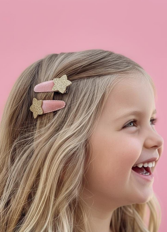 Periwinkle & Butterfly Hairclips